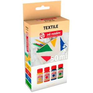 Pintura Textil Art Creation Pack 4 Colores Aperlados 50Ml
