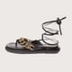 thumbnail image 2 of Sandalia Romana Negro I-Run, 2 of 5