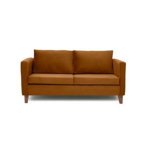 Barra Design - Sofá Mila 3C Felpa Canela