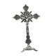 thumbnail image 4 of Crucifijo De Pie De 10 Pulgadas, Cruz De Mesa De Metal Para Mesa, Capilla, Decoración Del Hogar, Peltre Antiguo, 4 of 5