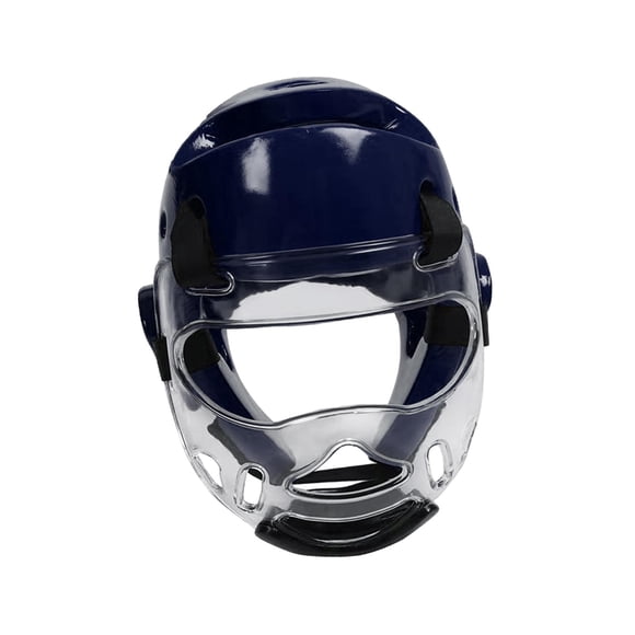 Casco De Karate Taekwondo Head Gear Para Sparring Fighting Taekwondo Training Azul XL