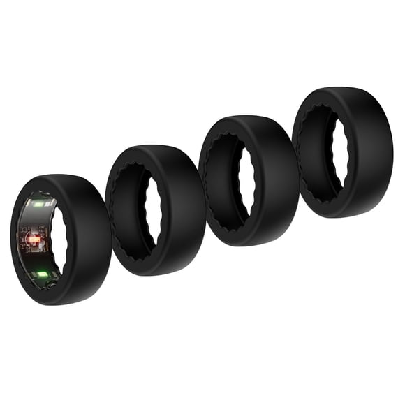 Cubierta de silicona ultra delgada BO&DQQ para anillo Oura Gen 4/3 – Pack de 4