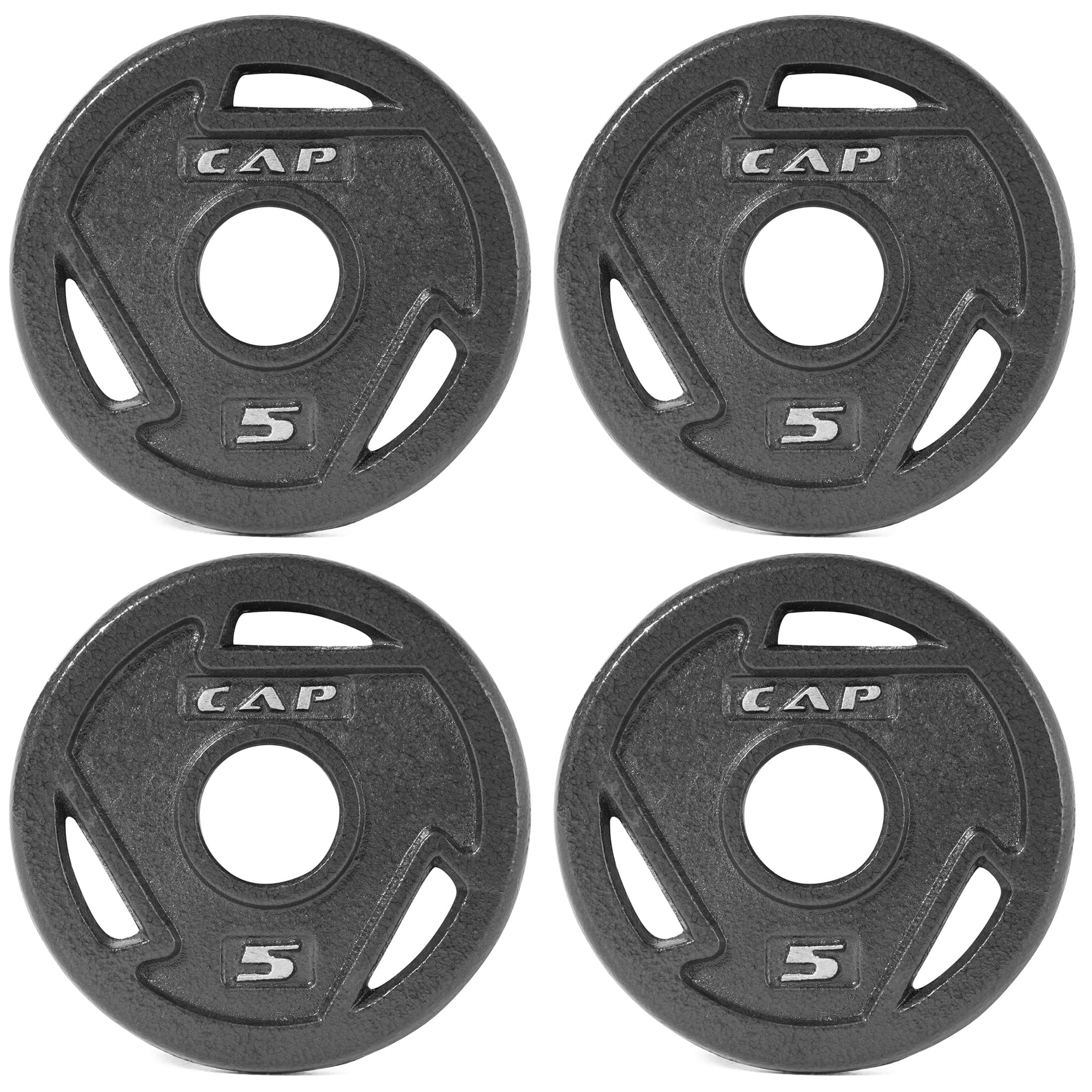 Placa De Pesas Cap Barbell Olympic Grip De 2 Pulgadas Y 2,5 Kg, Juego De 4