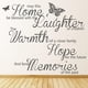 thumbnail image 2 of Decomural May This Home Be Blessed Family WS-32434, 2 of 2