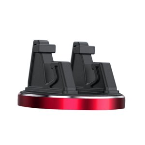 Bothyi - Soporte Para Teléfono Con Consola Central Automática Accesorio Para Automóvil Soporte Para Teléfono Con Base Giratoria 360 Rojo