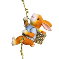 Ioensy - Escultura De Estatua Colgante De Jardín Al Aire Libre Conejo Lindo Para Decoración De Porche Escalada De Conejo