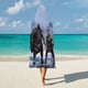thumbnail image 5 of Dios de la Guerra Manta Capa con Capucha Anti-Bolitas, Manta de Lana Ártica Suave, Manta Portátil de Felpa Ligera y Lujosa, Poncho para Siesta en Casa y Oficina, 100*130cm, 5 of 6