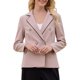 thumbnail image 1 of INSPIRE CHIC Chaqueta de Trabajo para Mujer de Doble Botonadura Traje de Trabajo XL Rosa, 1 of 5
