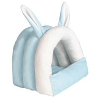 Ioensy - Cama Para Conejos, Nido Acogedor, Camas Cueva Para Conejillos De Indias, Para Conejitos, Hámster, Chinchilla, Azul