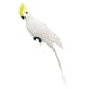 thumbnail image 3 of Simulación De Estatua De Loro, Recuerdo De Fiesta Para Patio, Césped, Hogar, árbol De Pared, Blanco Y Amarillo, 3 of 5
