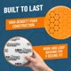 thumbnail image 3 of Pad de pulido Chemical Guys Hex-Logic 16,5 cm naranja, paquete de 2, 3 of 6