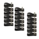 thumbnail image 4 of 18X Handmade Leather Suitcase Handle Drawer Cabinet Pullle Handle Black, 4 of 4