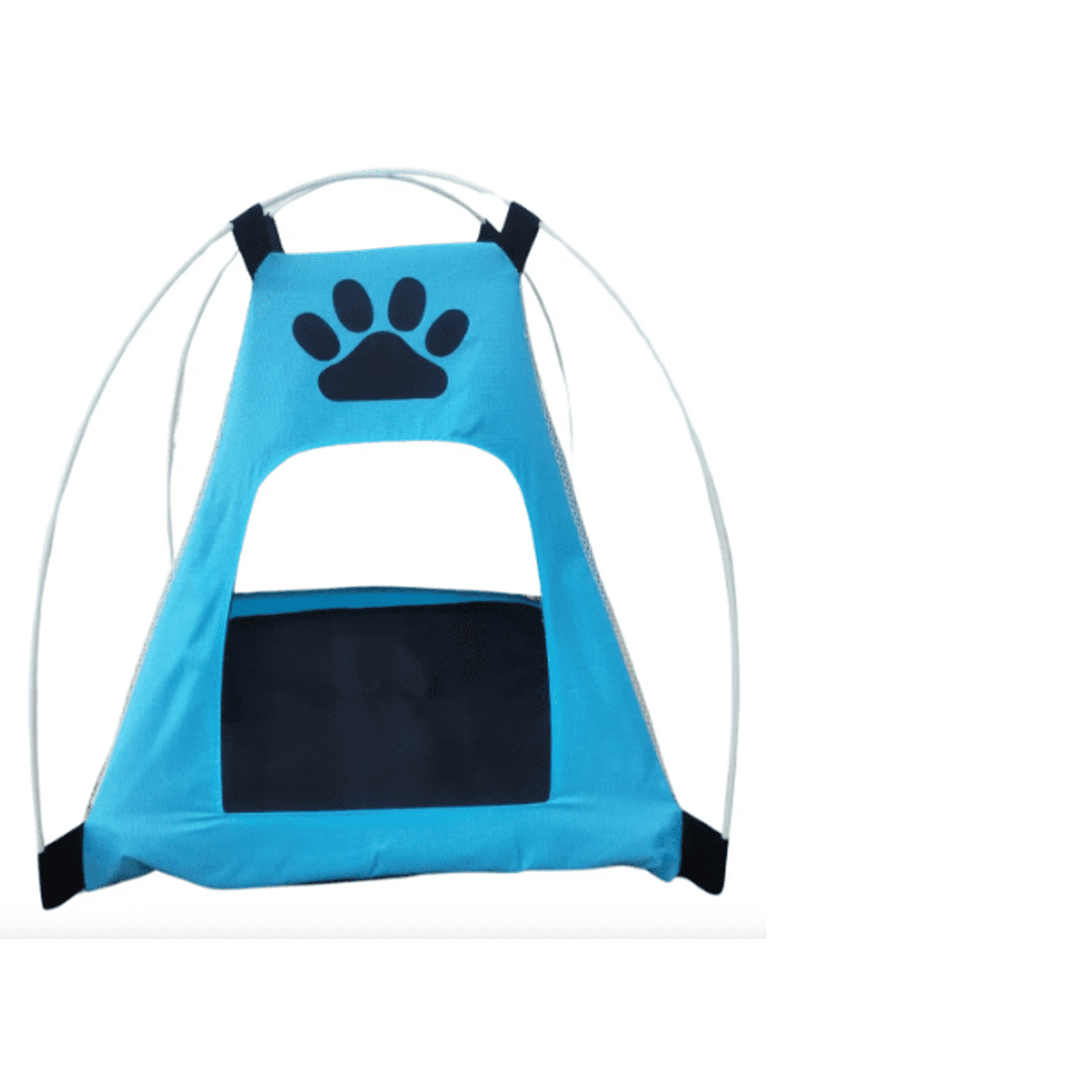Carpa Cama para Mascotas tipo Cueva 40x40x42 Celeste