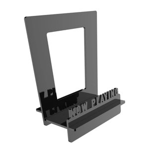 Magideal - Soporte Para Discos De Vinilo, Soporte De Exhibición, Estante Para Discos De Vinilo Acrílico, Resistente Al Agua, Multiusos, Premium, Independiente Pa Negro