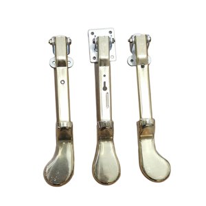 Magideal - Pedales De Piano Verticales De 3 Piezas, Pedal De Pie De Piano Resistente Y Portátil Dorado Duradero, Pedal De Soporte Para Ejercicio De Entrenamiento , 1 Hoyo