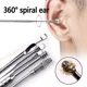 thumbnail image 3 of 6Pcs/set ear cleaner Ear Wax Pickers Stainless Steel Earpick Wax Remover piercing kit earwax Curette Spoon Care Ear Clean Tools, 3 of 3
