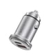 thumbnail image 3 of Cargador para auto Awei C-708 USB A y QC3.0 45W Silver, 3 of 3