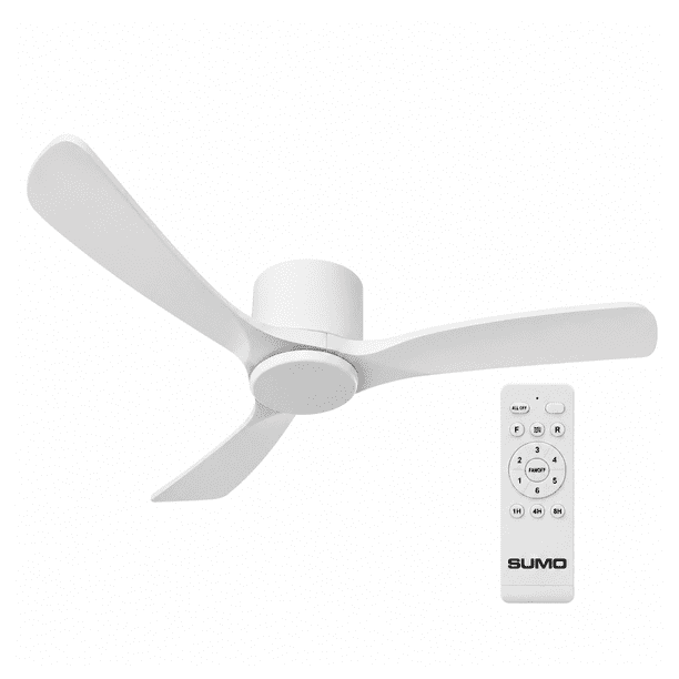 Ventilador de techo Sumo VT50 Blanco 52" 3 Aspas de madera blanco