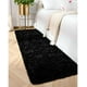 thumbnail image 3 of Alfombra peluda pasillera liviana 70x150 ultra suave NEGRO, 3 of 3