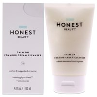 Honest - Limpiador En Crema Calmante Y Espumoso De Para Mujeres - Limpiador De 4 Oz