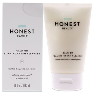 Honest - Limpiador En Crema Calmante Y Espumoso De Para Mujeres - Limpiador De 4 Oz