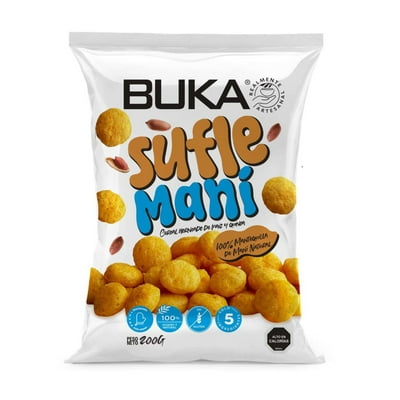 Suflés Maní 200 G Buka