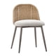 thumbnail image 1 of Silla de comedor para exterior Alexa color crema hecha a mano de TOV Furniture, 1 of 4