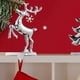 thumbnail image 3 of Soporte de metal para calcetines navideños, plateado, para colgar calcetines de árbol de Navidad, gancho antideslizante para adornos de repisa, ideal para chimeneas navideñas de estilo rústico., 3 of 6