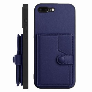 Foxdock Funda Para Iphone 7 Plus Con Bloqueo Rfid - Diseño Elegante Con Cierre De Botón