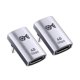 thumbnail image 1 of Cable Matters Adaptador USB‑C de Ángulo Recto Paquete de 2 40 Gbps 240 W, 1 of 8