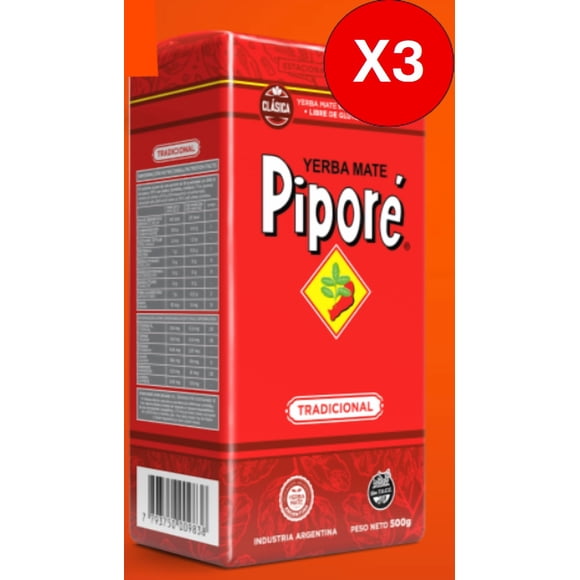 Pack 3 Piporé Tradicional 500g C u