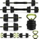 thumbnail image 1 of Juego de mancuernas ajustables Chic Muse, 20 kg, 4 en 1, peso libre, 1 of 9