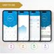 thumbnail image 4 of Báscula de grasa corporal INEVIFIT EROS Bluetooth Smart White, 4 of 6