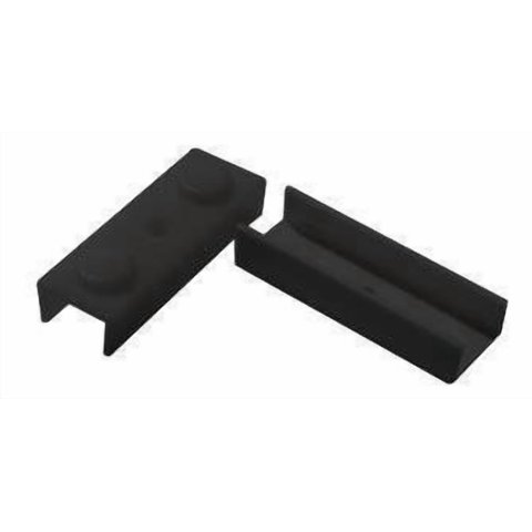 Patín Rta U 15 Mm Negro Bolsa 500 Un Dvp