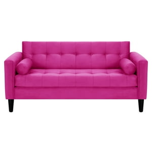 Bodevir - Sofa Retro 3C Felpa 00 Fucsia