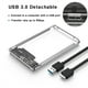thumbnail image 1 of Hard Disk Box USB 3.0 2.5 Inch SATA HDD Case Shell With Hard Drive Disk Box Cable 5Gbps Support 2TB UASP, 1 of 2