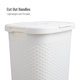 thumbnail image 4 of Cesta para ropa Mind Reader, 60 L, delgada, con tapa de plástico, color blanco, 4 of 7