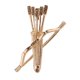 thumbnail image 3 of Broches De Arco Y Flecha Ropa De Cristal Suéter Pin De Solapa Insignia Clips Para El Cuello, 3 of 3