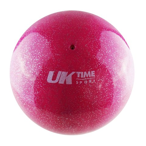 Uk Time - Balon Gimnasia Ritmica Glitter Liso 6"" 320 Grs Uktime Rosa