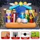 thumbnail image 3 of Belén inflable navideño Mukum de 2,1 m con luces LED, 3 of 3