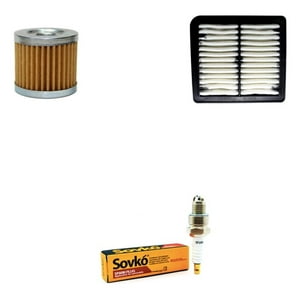 Genérico - Kit De Mantencion Moto Suzuki Gixxer 250 / Aire+Aceite+Bujia Negro