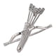 thumbnail image 1 of Broche De Arco Y Flecha De Metal Creativo Cárdigan De Cristal Pin De Solapa Insignia Plata, 1 of 3