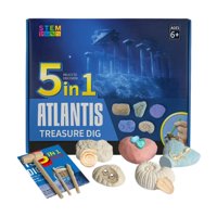 Fliperex - Kit De Excavación Atlantis 5 En 1 Juguete Educativo Infantil