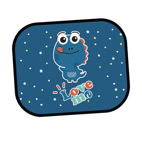 Magideal - Parabrisas Lateral Del Coche, Accesorio Decorativo Automotriz, Protector De Visera Plegable Duradero De Dibujos Animados Para La Mayoría De Los Vehícu Continuar