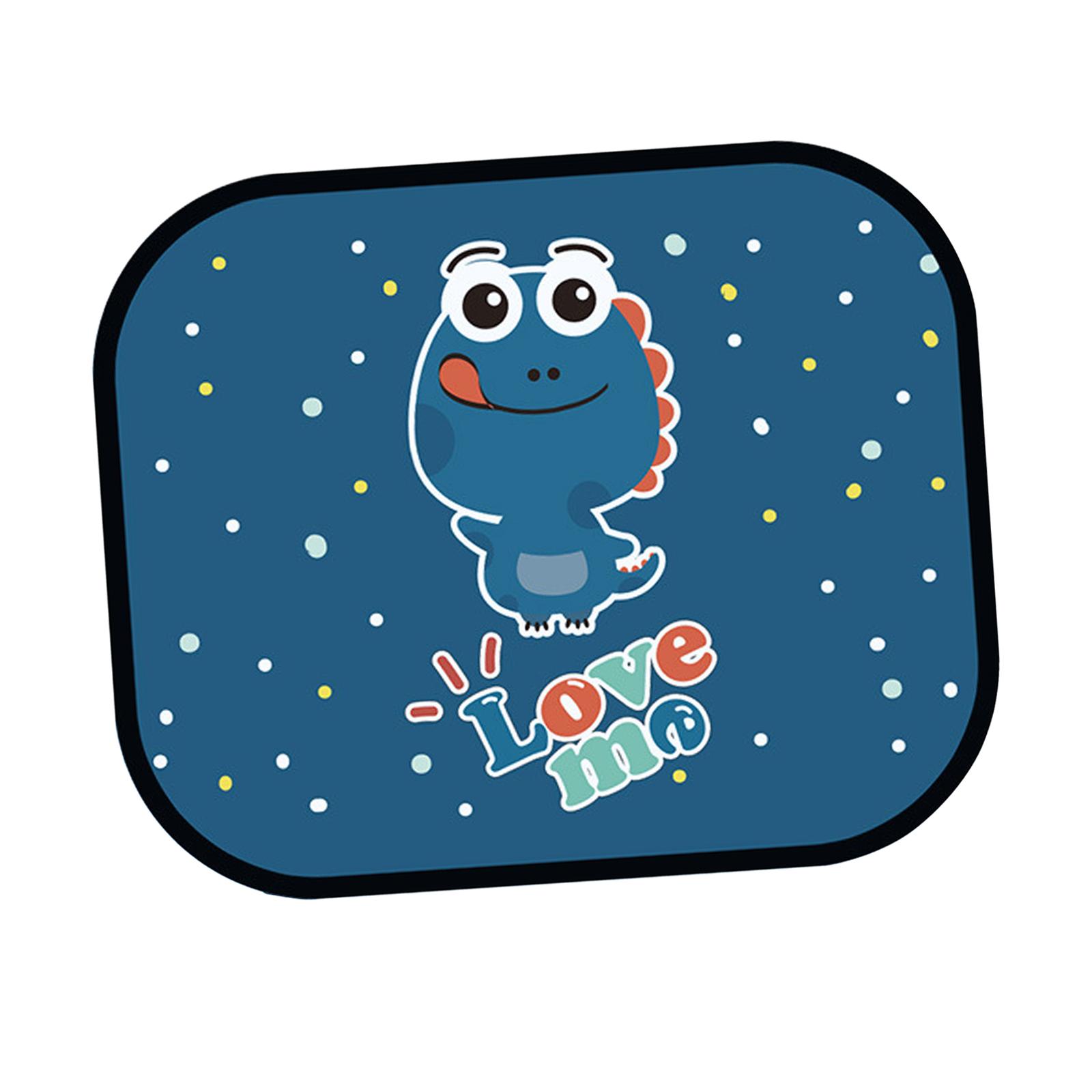 Magideal - Parabrisas Lateral Del Coche, Accesorio Decorativo Automotriz, Protector De Visera Plegable Duradero De Dibujos Animados Para La Mayoría De Los Vehícu Continuar