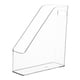 thumbnail image 4 of Soporte transparente para revistas para mascotas, organizador de escritorio, estante para carpetas portátil con asa de 9,8x3x10,6 pulgadas para sobres, 4 of 5