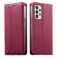 thumbnail image 2 of Funda tipo cartera con bloqueo RFID para Samsung Galaxy A73 5G cubierta magnética de cuero con tapa y soporte Rojo, 2 of 6