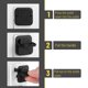 thumbnail image 3 of Cubiertas de seguridad para tomacorrientes Bates Choice, paquete de 10, negro, plástico ABS, 3 of 7