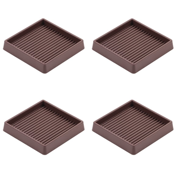 Copas para patas de muebles VOCOMO 7 x 7 x 1,5 cm de goma, paquete de 4