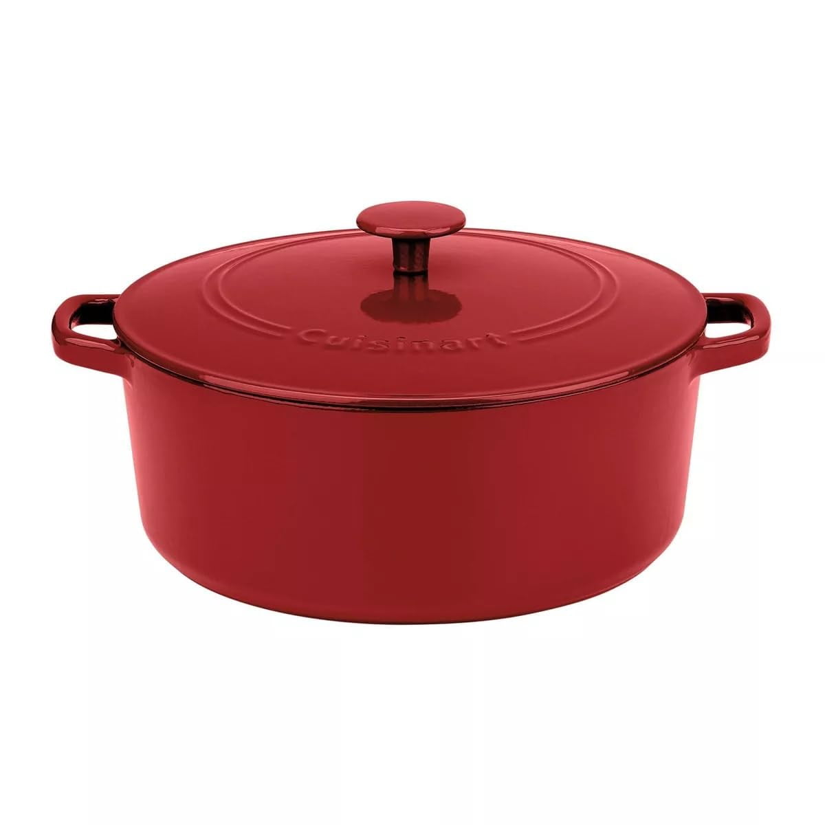 Cazuela Cuisinart Chef's Classic Hierro Fundido Esmaltado 7 Litros Roja